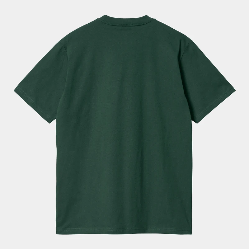 Carhartt WIP Bio-T-Shirt mit University-Schriftzug für Herren – Discovery Green
