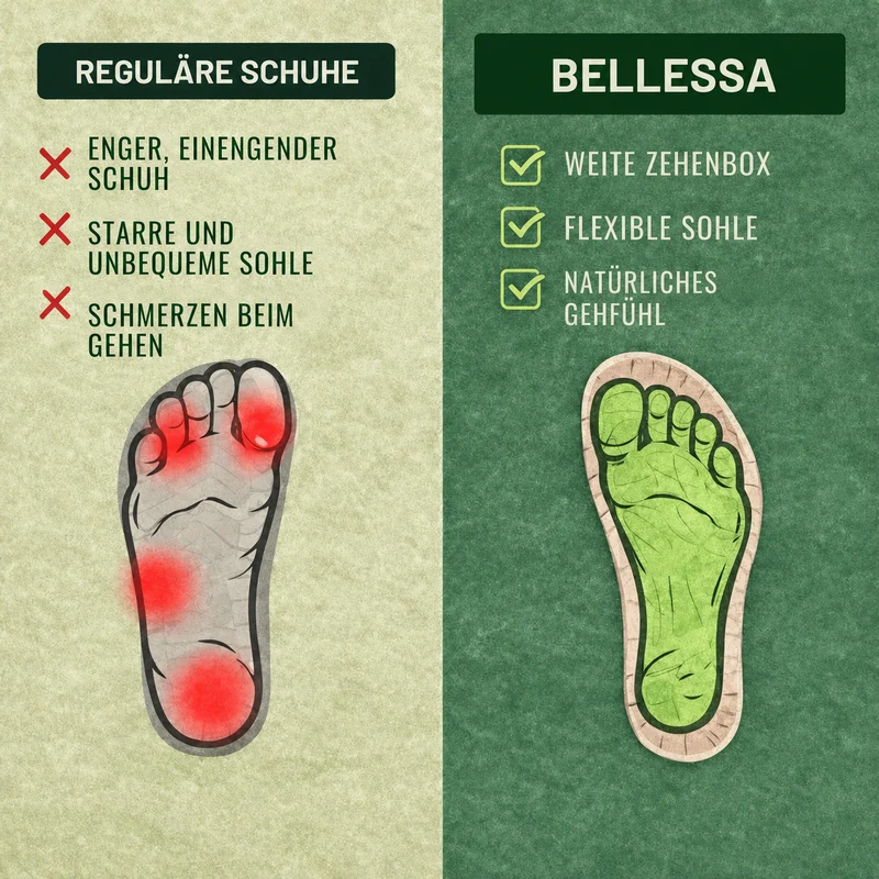 Bellessa | Komfort-Ledersandalen mit Klettverschluss