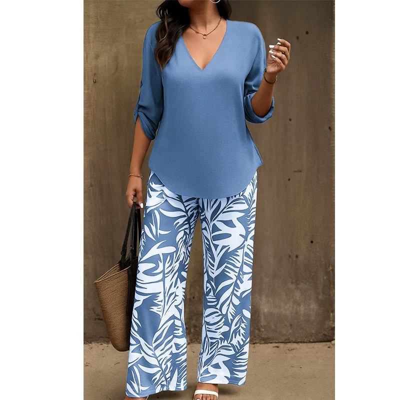 Aivella | Elegantes Damen-Set mit Musterhose