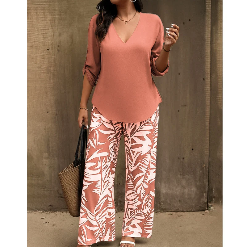 Aivella | Elegantes Damen-Set mit Musterhose
