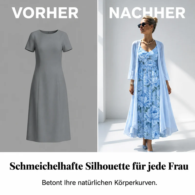 Baselma | Romantisches Zweiteiler-Kleidset für den Urlaub