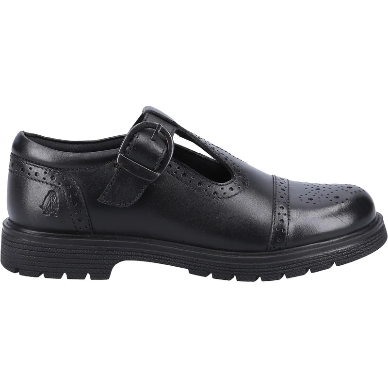 Hush Puppies Mädchen-Schulschuhe „Paloma“ aus Leder – Schwarz