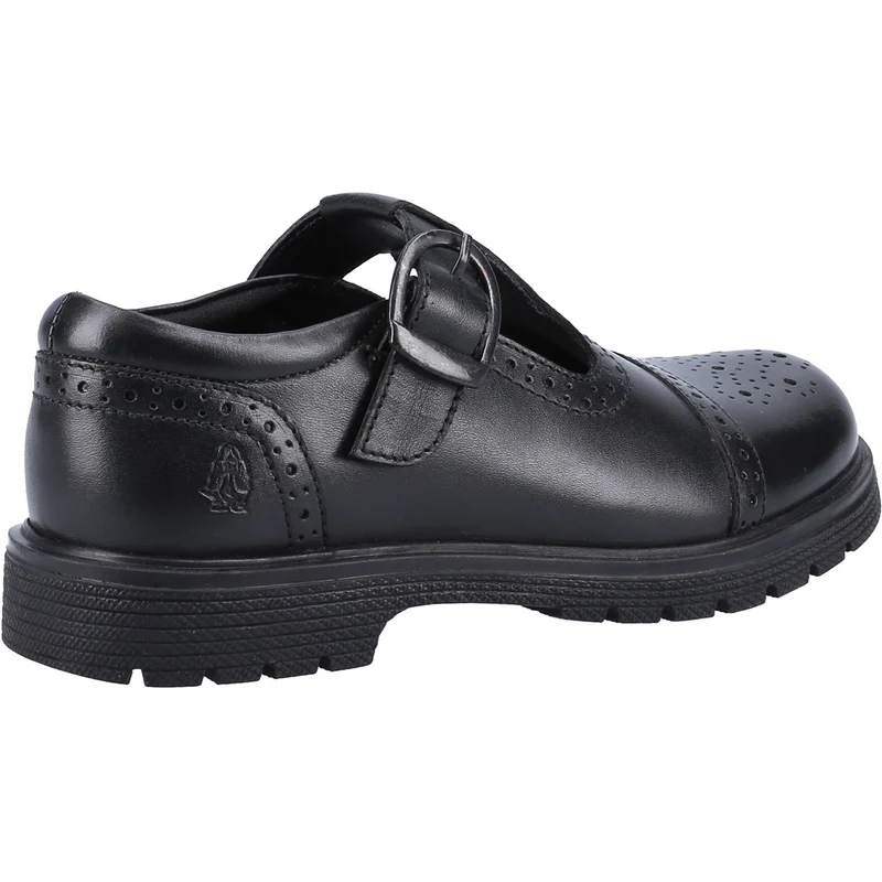 Hush Puppies Mädchen-Schulschuhe „Paloma“ aus Leder – Schwarz