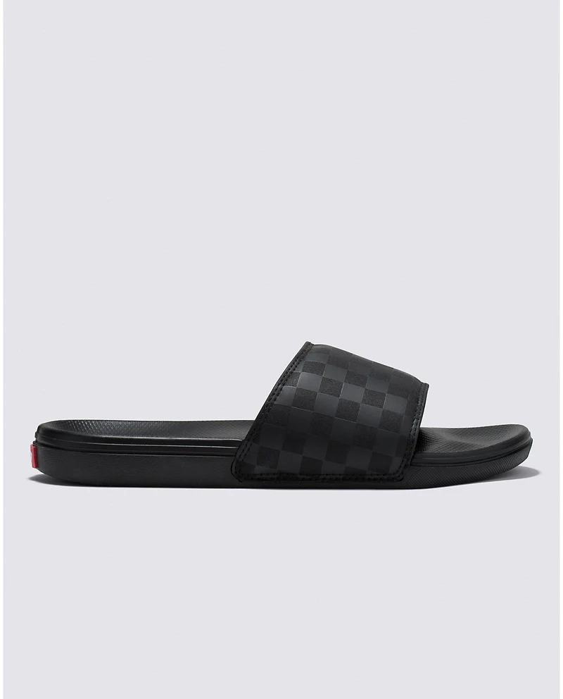 VANS Unisex La Costa Slide – Checkerboard Schwarz
