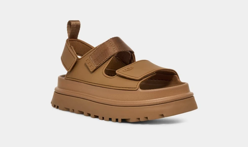 UGG GoldenGlow Damensandale | Bisonbraun