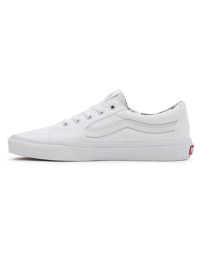 VANS Unisex Sk8-Low Smell The Flowers Trainer – Weiß