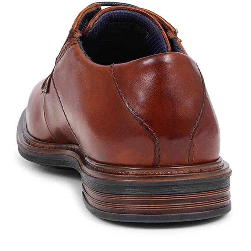 Lace-Up Leather Shoes - BUG40502 / 325 721 - Cognac