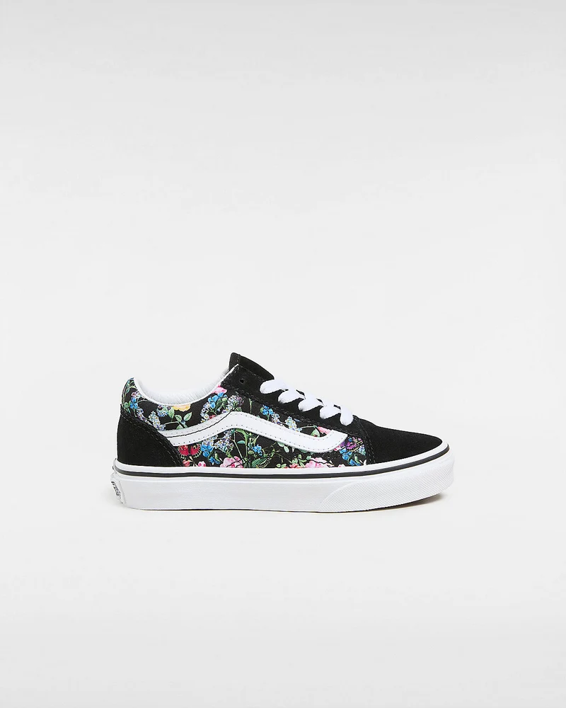 VANS Kinder Old Skool Wild Bouquet Trainer – Schwarz