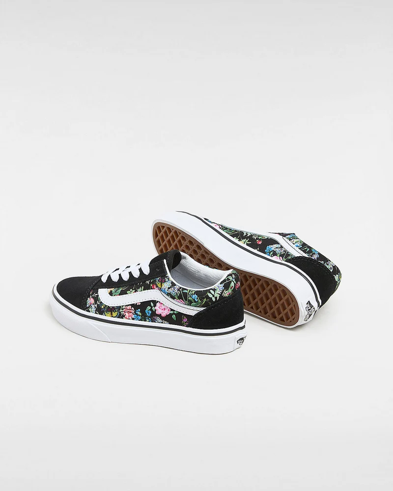 VANS Kinder Old Skool Wild Bouquet Trainer – Schwarz