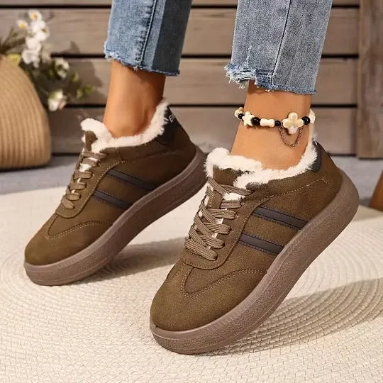 Swenna | Gefütterte Winter-Sneaker mit Chunky-Sohle