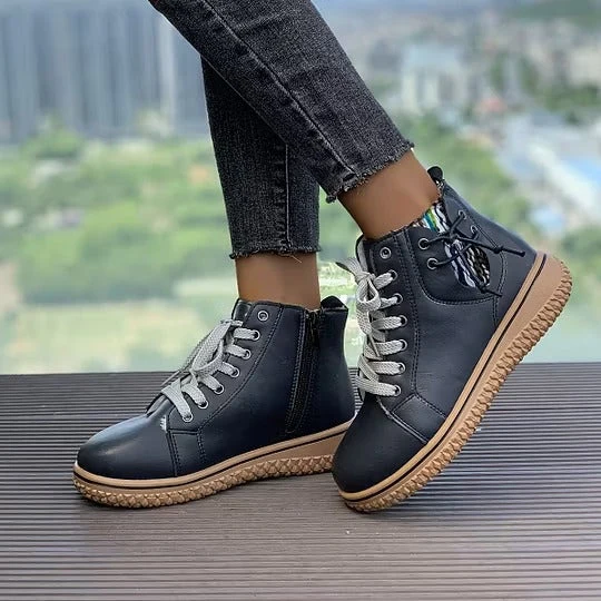 Chuoza | Schnürstiefeletten mit warmem Innenfutter