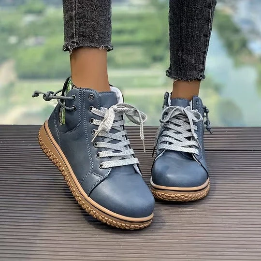Chuoza | Schnürstiefeletten mit warmem Innenfutter