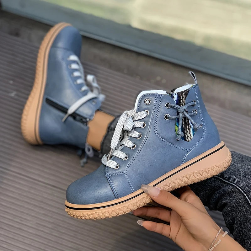 Chuoza | Schnürstiefeletten mit warmem Innenfutter