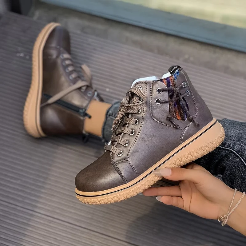 Chuoza | Schnürstiefeletten mit warmem Innenfutter