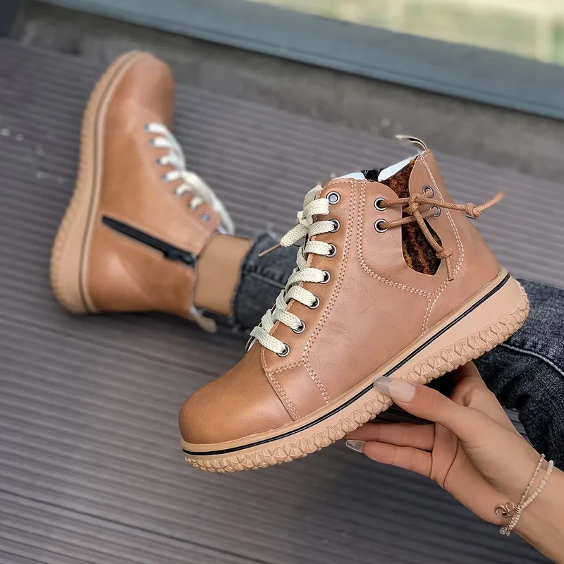 Chuoza | Schnürstiefeletten mit warmem Innenfutter
