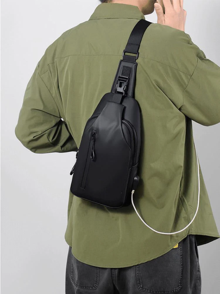 Jollox | Leichte Oxford-Brusttasche mit mehreren Fächern