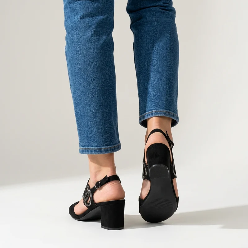 Jassien | Elegante Riemchensandalen mit Blockabsatz