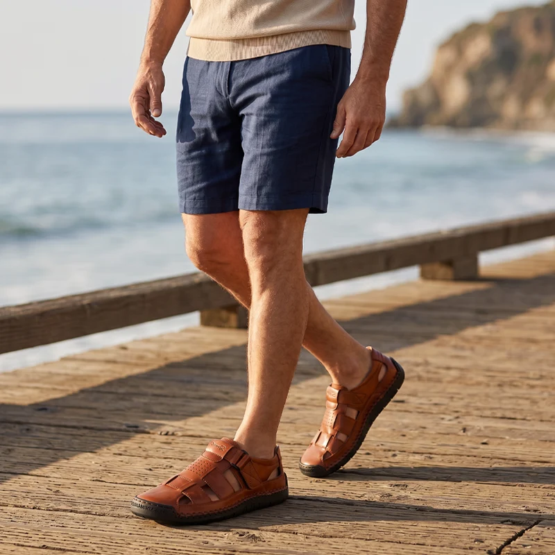 Volker | Leichte Strandsandalen mit schützendem Vorderfuß