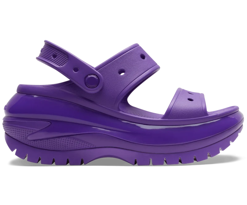 Crocs Unisex Mega Crush Sandale – Neonlila