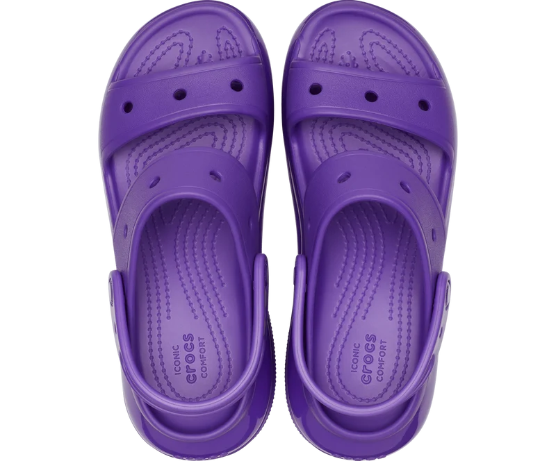 Crocs Unisex Mega Crush Sandale – Neonlila