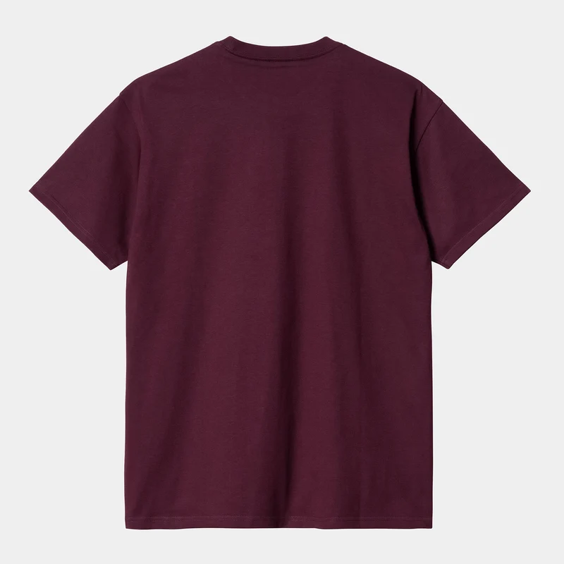 Carhartt WIP Herren Chase Kurzarm-T-Shirt – Amarone