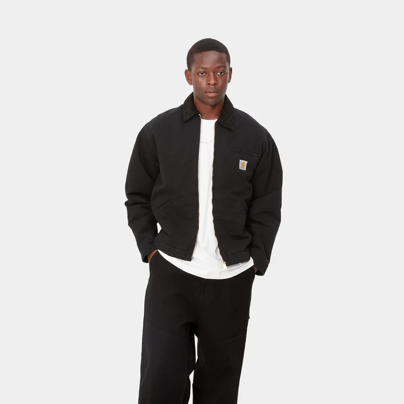 Carhartt WIP Herren-Detroit-Jacke – Schwarz