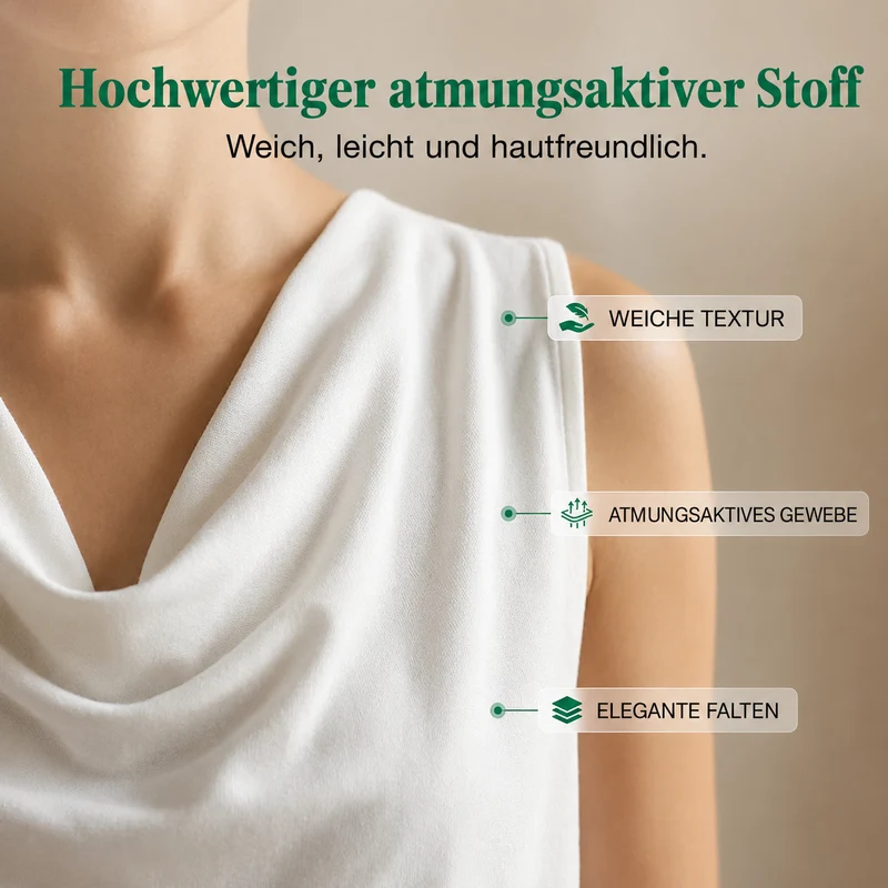 Elanra | Figurbetontes Kleid mit elegantem Wasserfallausschnitt