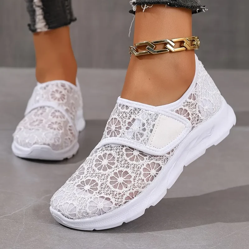 Vianefe | Komfortable Sneaker mit eleganter Spitzenstruktur