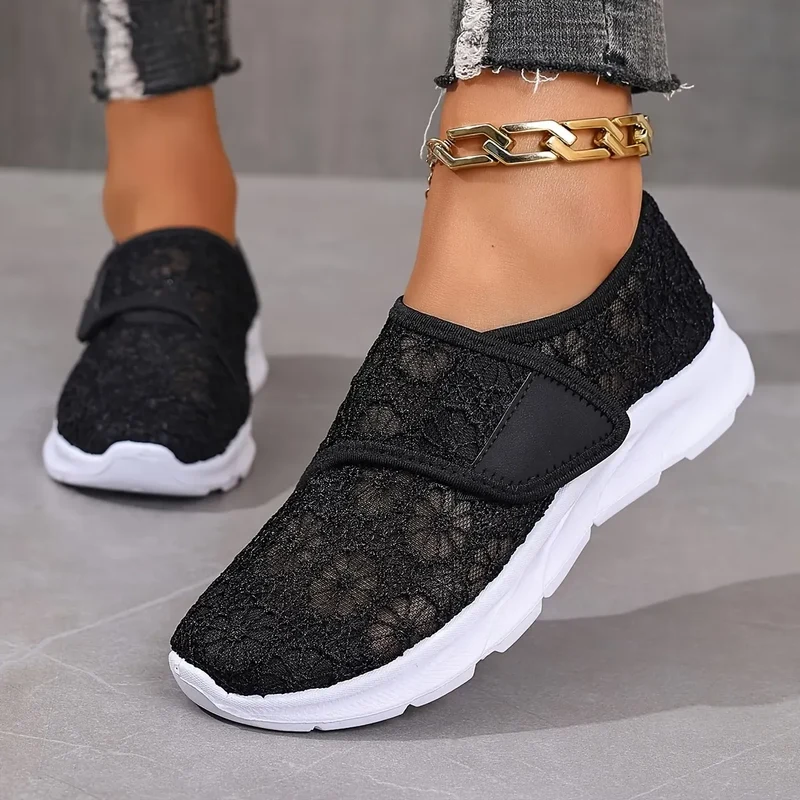 Vianefe | Komfortable Sneaker mit eleganter Spitzenstruktur