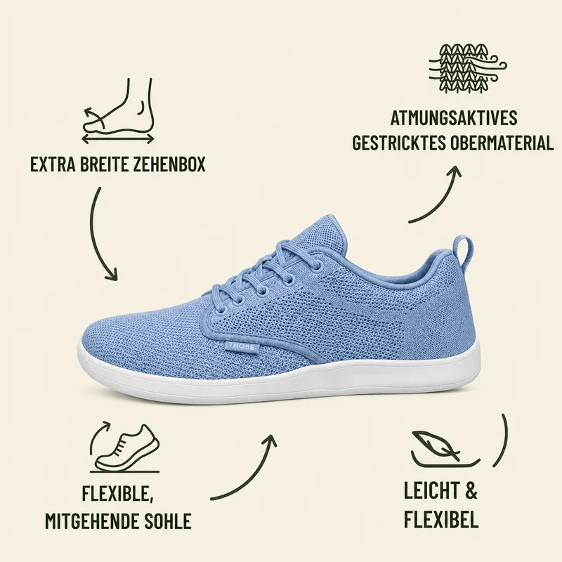 Reolard | Breite Komfort-Sneaker mit stoßdämpfender Sohle