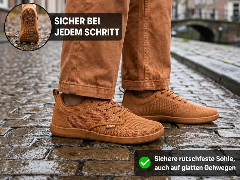 Reolard | Breite Komfort-Sneaker mit stoßdämpfender Sohle