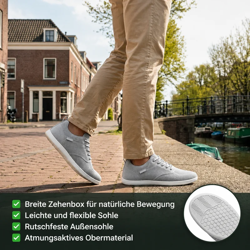 Reolard | Breite Komfort-Sneaker mit stoßdämpfender Sohle