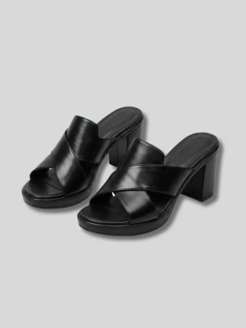 Hezlea | Elegante Absatzsandalen mit überkreuzten Riemen
