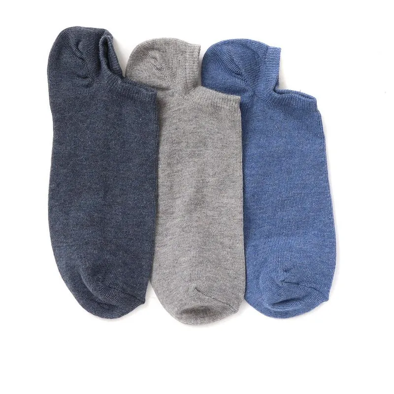 3-Pack No Show Ankle Socks - ASENA37003 / 324 031 - Blue Multi