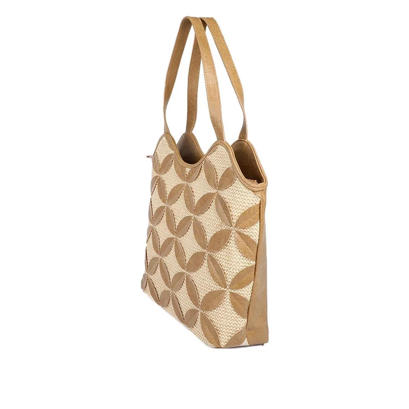 Woven Daily Shoulder Bag - JEWN43000 / 329 073 - Beige Multi