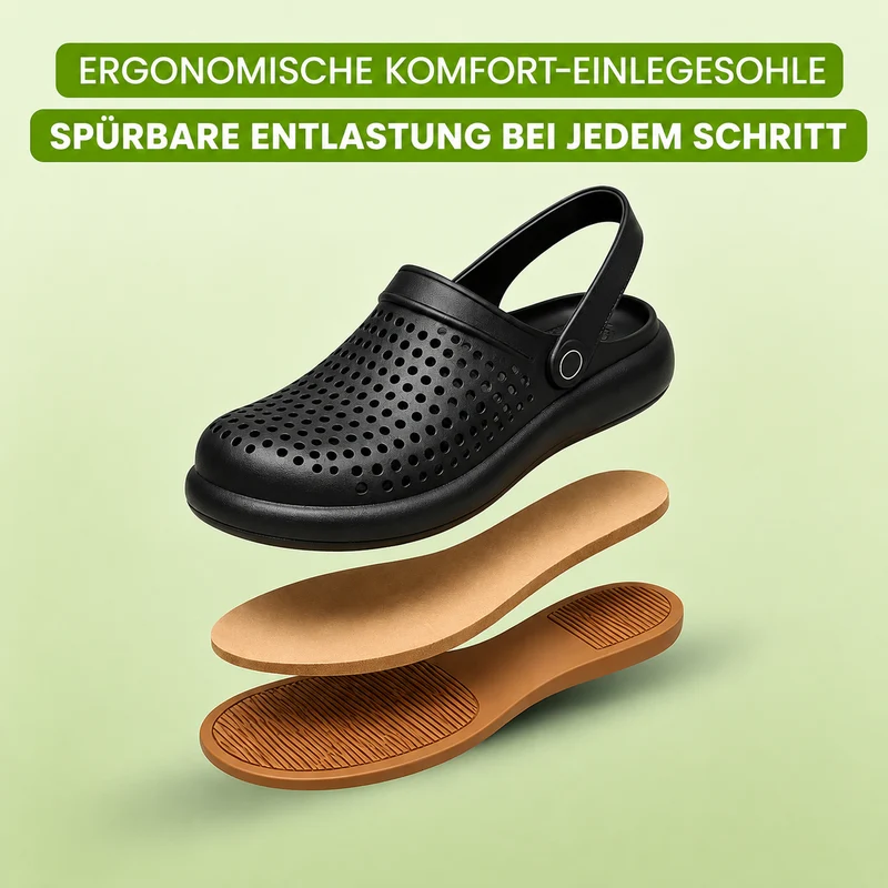Fulvina | Atmungsaktive Pantoletten für Alltag und Freizeit