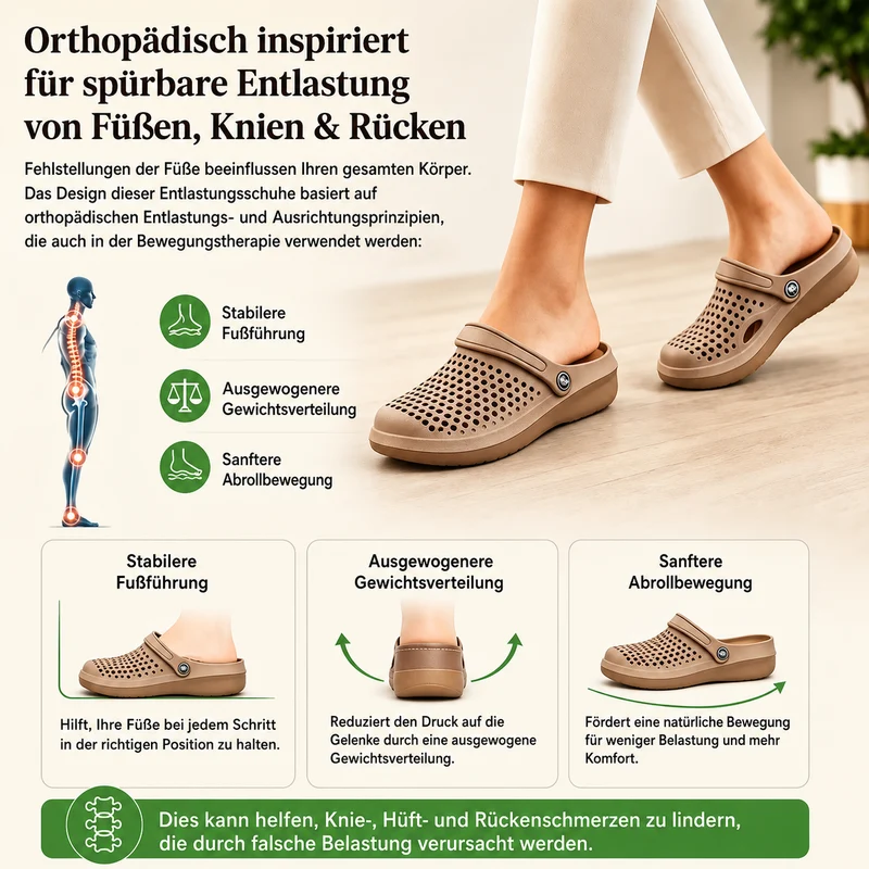 Fulvina | Atmungsaktive Pantoletten für Alltag und Freizeit