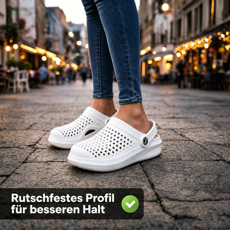 Fulvina | Atmungsaktive Pantoletten für Alltag und Freizeit