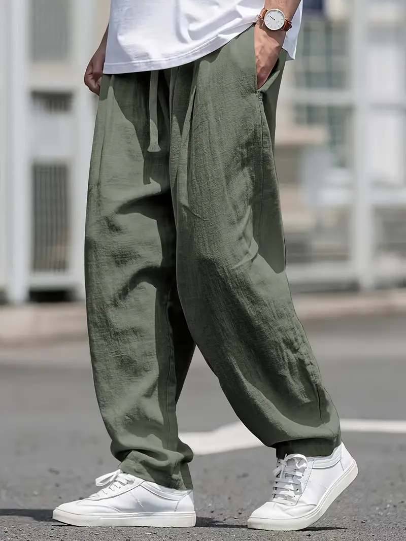 Jonash | Atmungsaktive Baumwollhose mit Taschen