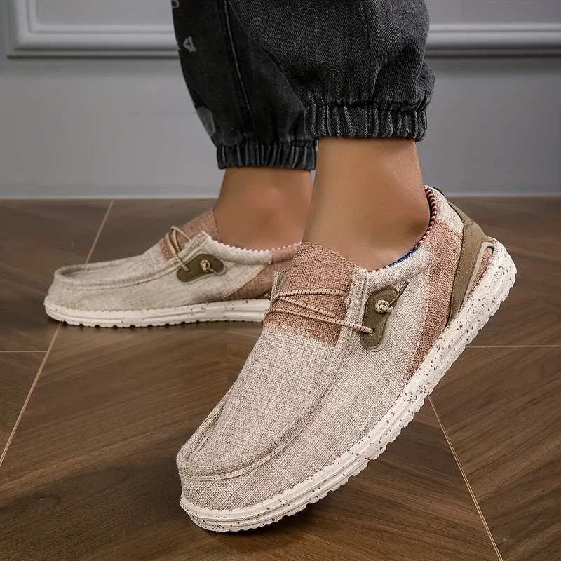Salvion | Atmungsaktive Herren-Slipper mit rutschfester Sohle