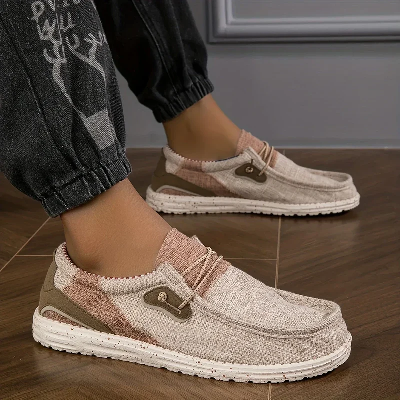 Salvion | Atmungsaktive Herren-Slipper mit rutschfester Sohle