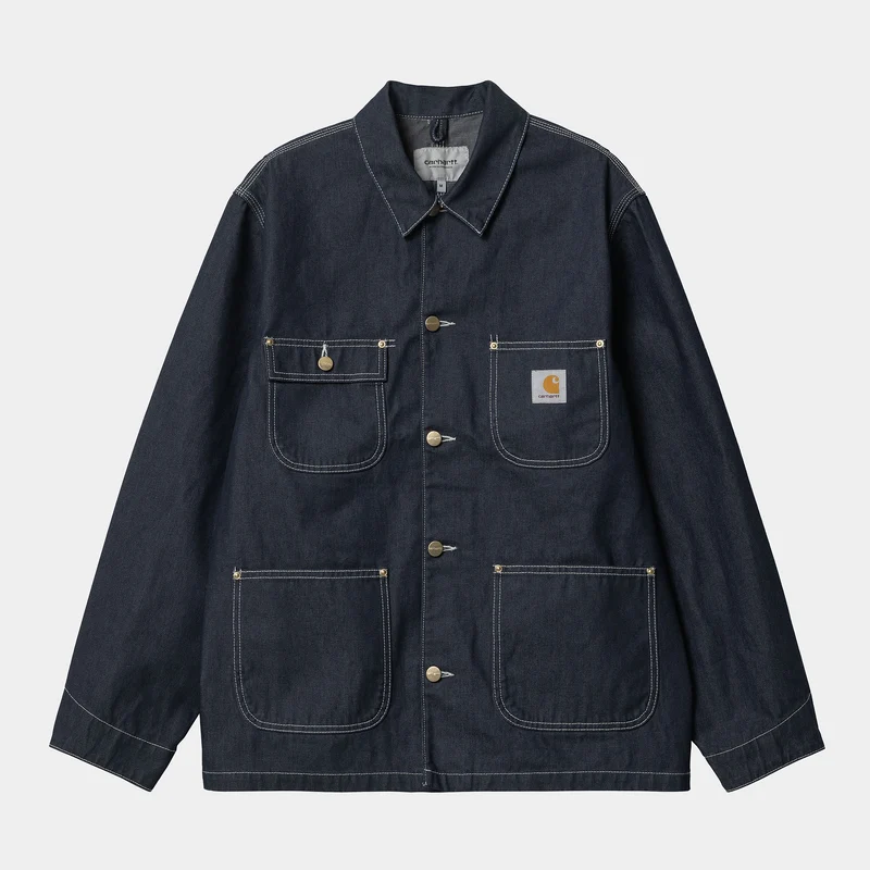 Carhartt WIP Herren OG Chore One Wash Jacke – Blau