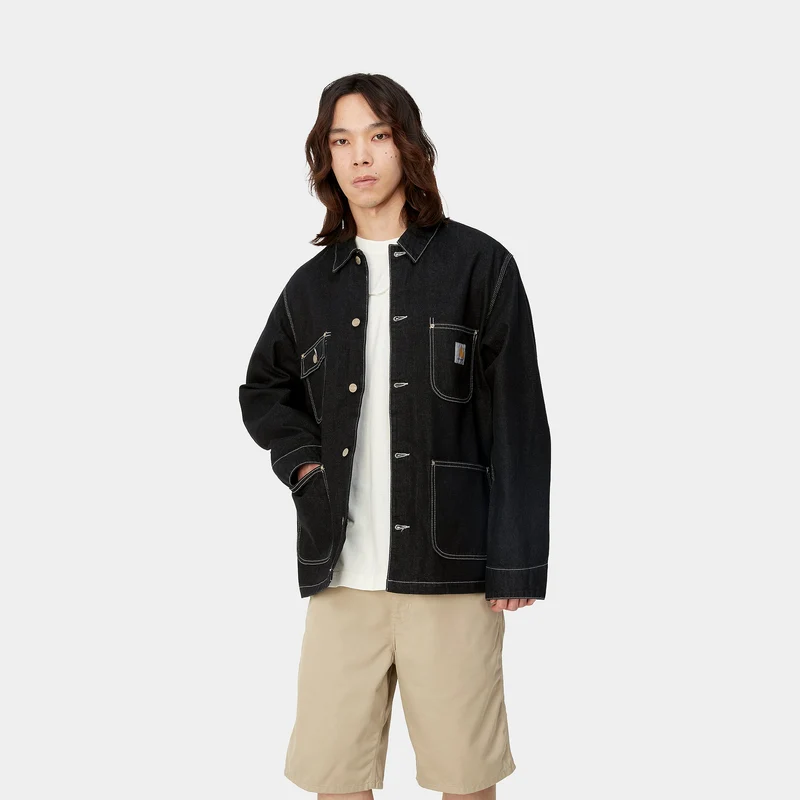 Carhartt WIP Herren OG Chore One Wash Jacke – Schwarz