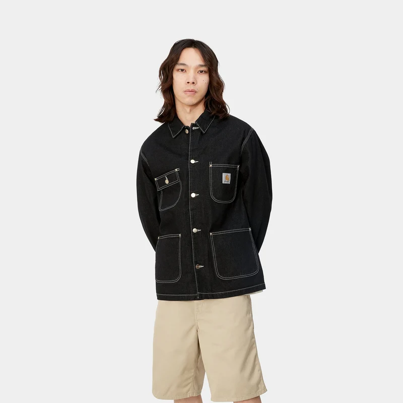 Carhartt WIP Herren OG Chore One Wash Jacke – Schwarz