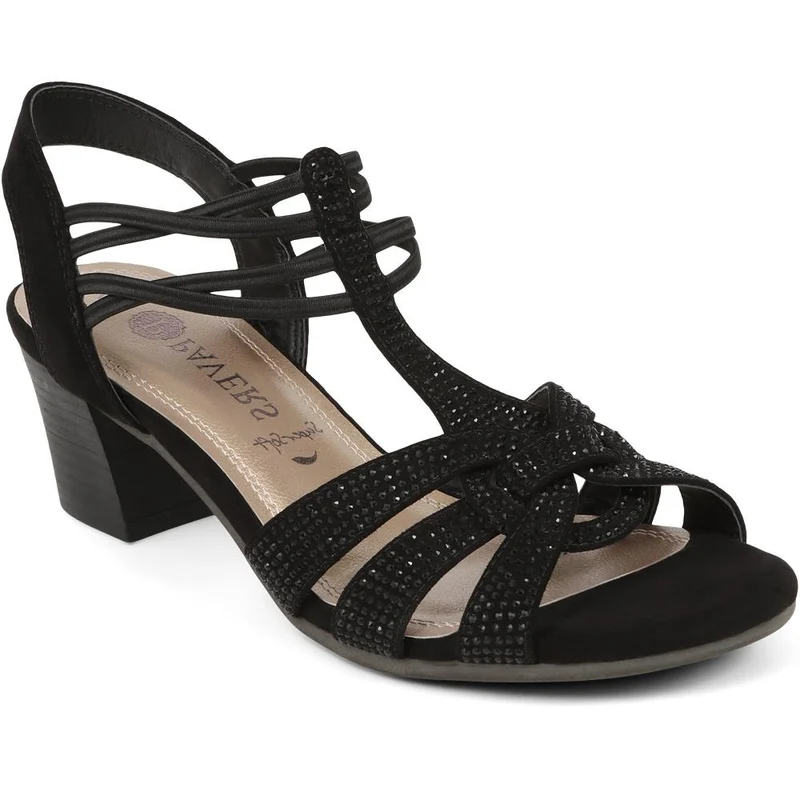 Slip-On Block-Heeled Sandals - PLAN39001 / 325 340