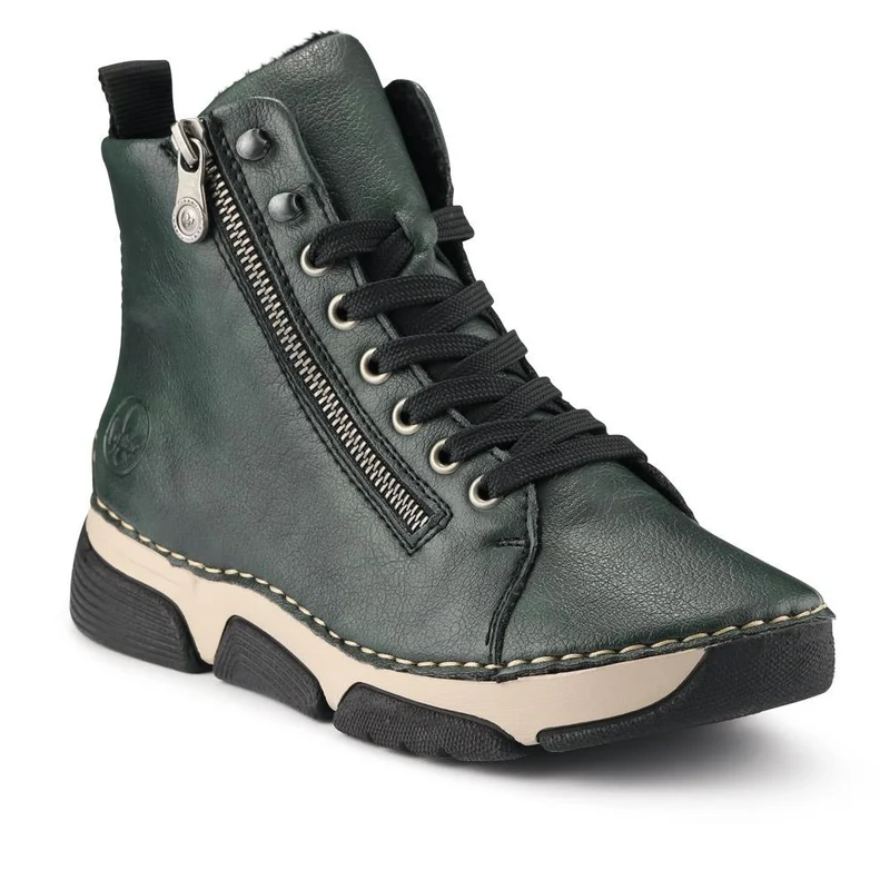 Casual Adjustable-Fitting Ankle Boots - RKR40520 / 326 101 - Green