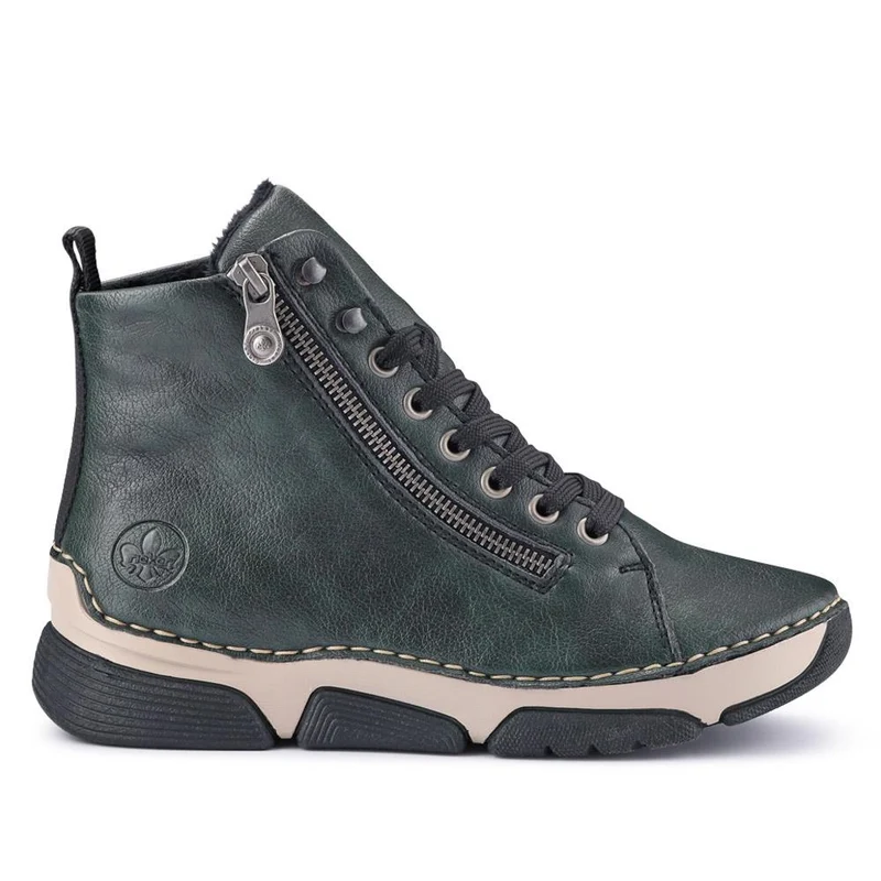 Casual Adjustable-Fitting Ankle Boots - RKR40520 / 326 101 - Green