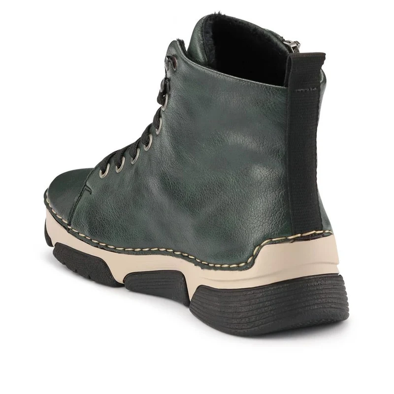 Casual Adjustable-Fitting Ankle Boots - RKR40520 / 326 101 - Green