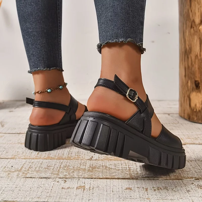 Loletta | Modische Komfort-Sandalen mit dicker Sohle