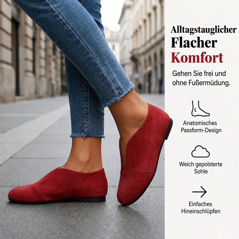 Belessa | Weiche Alltagsschuhe mit V-Ausschnitt